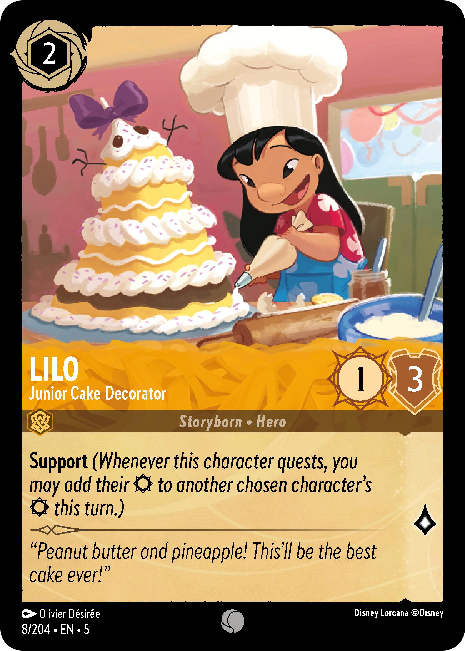 Lilo - Junior Cake Decorator (8/204) [Shimmering Skies] | Empire Gaming NC