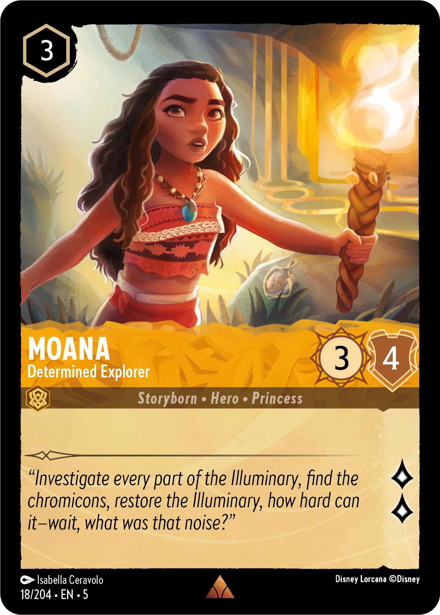 Moana - Determined Explorer (18/204) [Shimmering Skies] | Empire Gaming NC