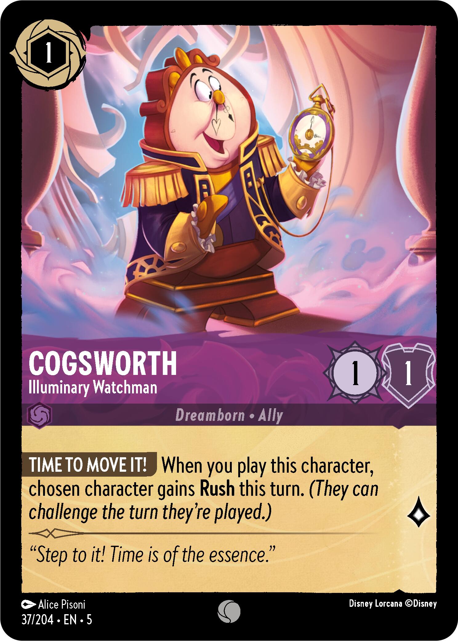 Cogsworth - Illuminary Watchman (37/204) [Shimmering Skies] | Empire Gaming NC