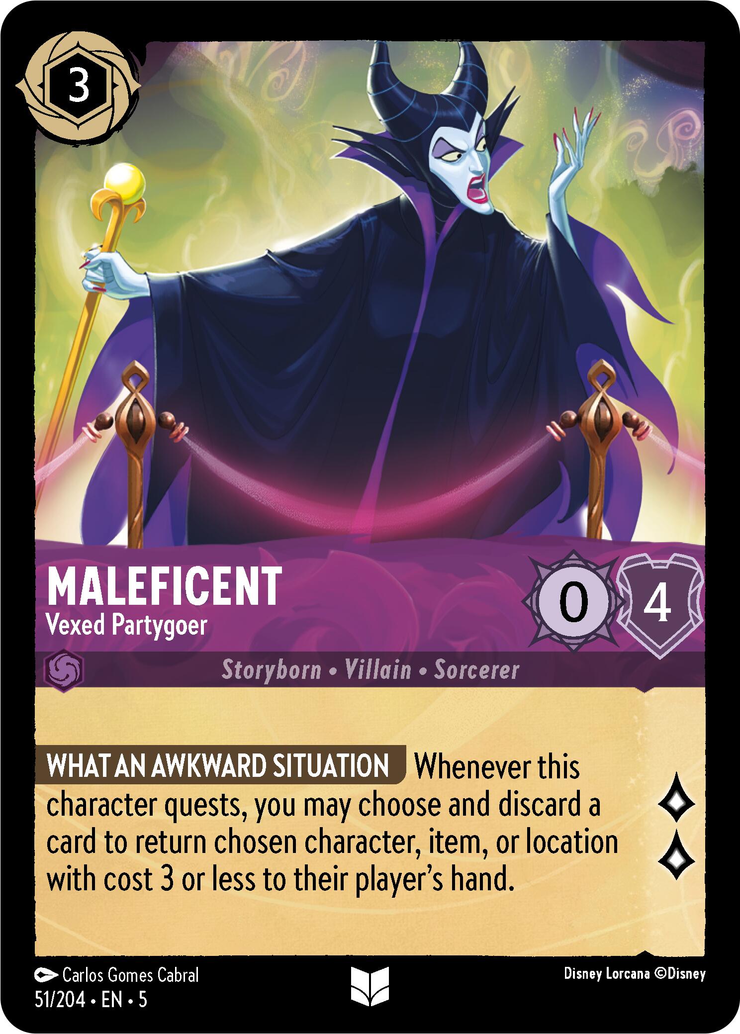 Maleficent - Vexed Partygoer (51/204) [Shimmering Skies] | Empire Gaming NC