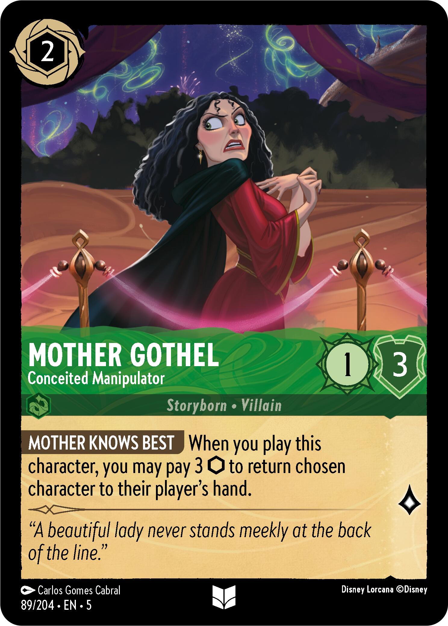 Mother Gothel - Conceited Manipulator (89/204) [Shimmering Skies] | Empire Gaming NC