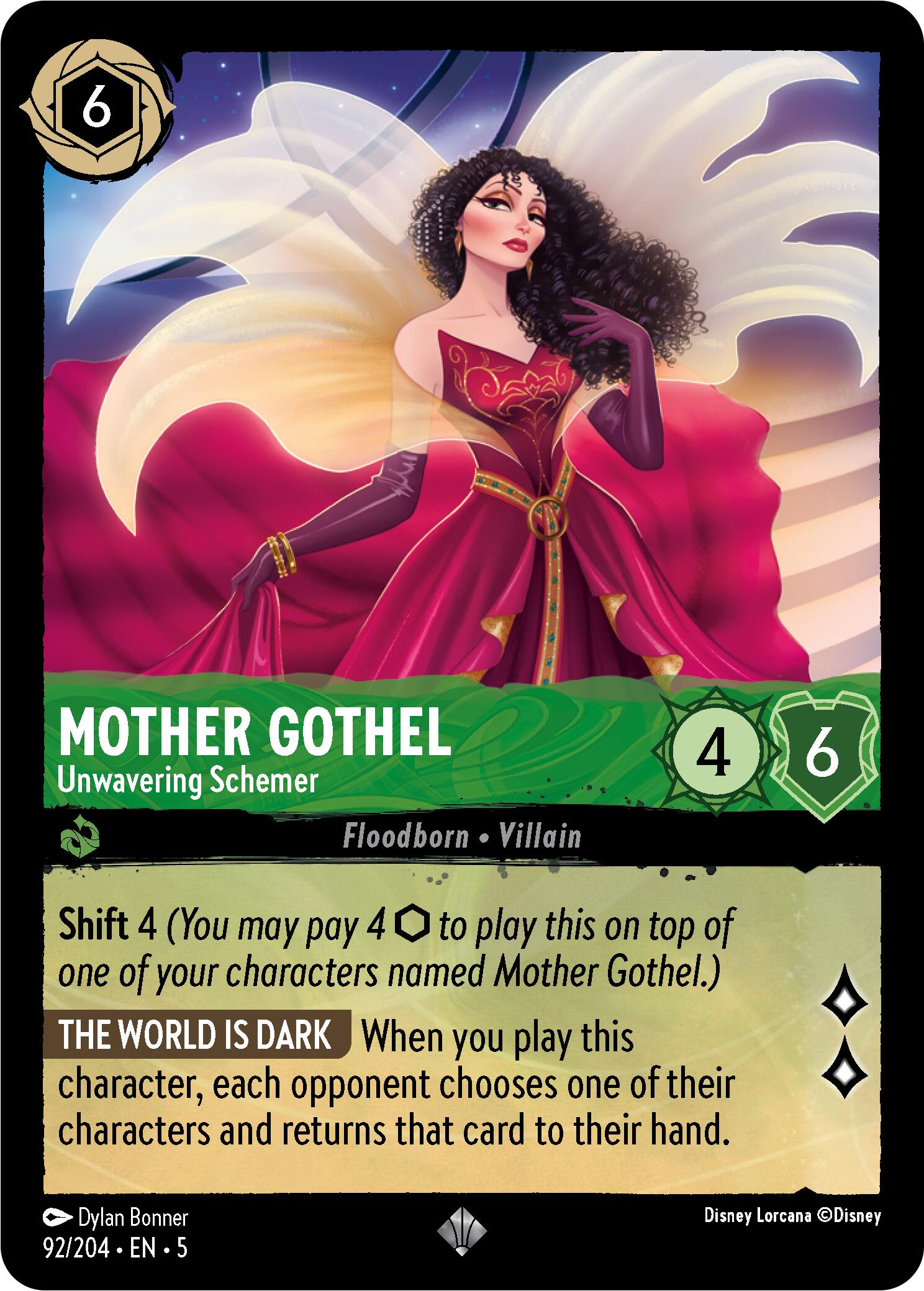 Mother Gothel - Unwavering Schemer (92/204) [Shimmering Skies] | Empire Gaming NC