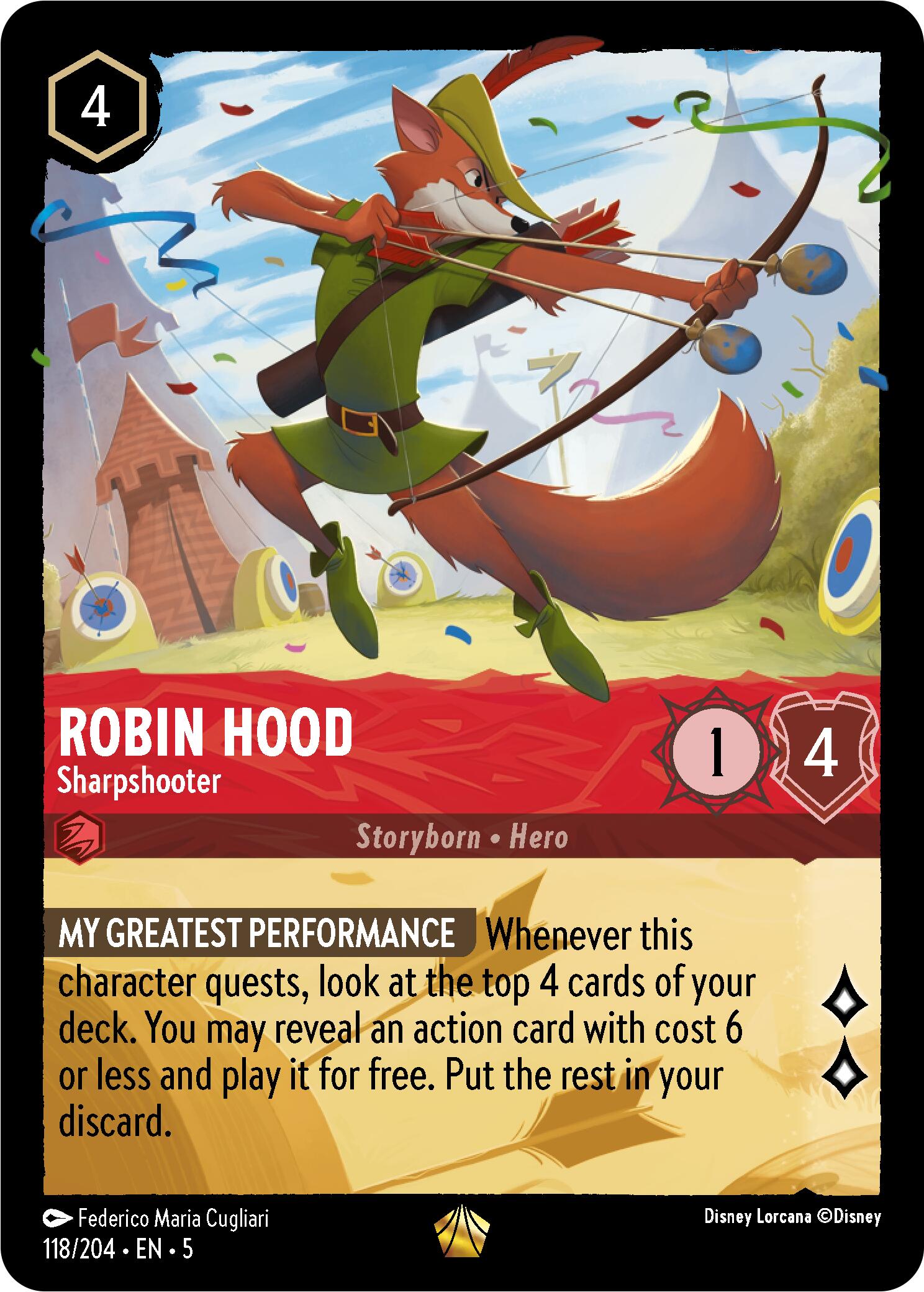 Robin Hood - Sharpshooter (118/204) [Shimmering Skies] | Empire Gaming NC