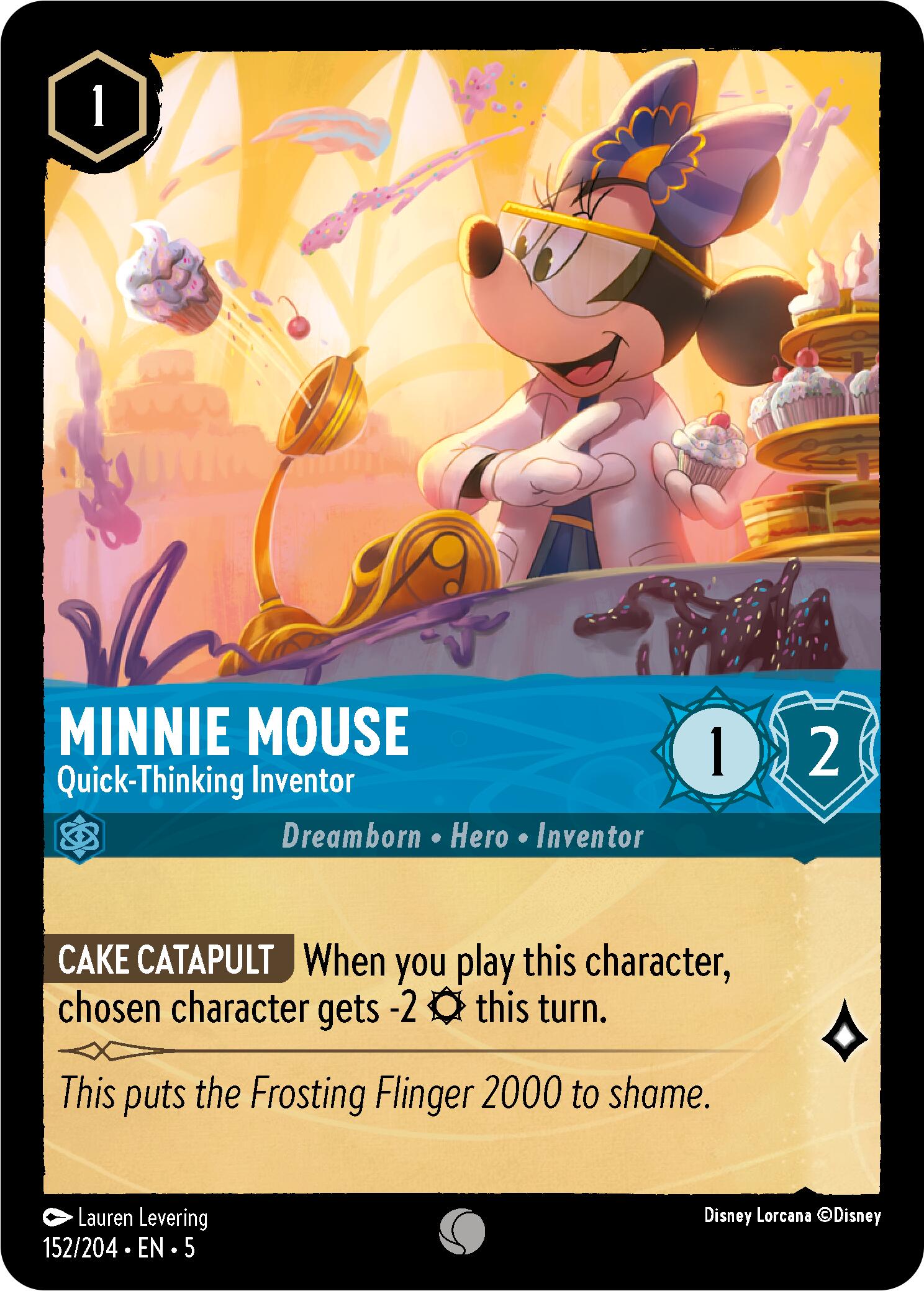 Minnie Mouse - Quick-Thinking Inventor (152/204) [Shimmering Skies] | Empire Gaming NC
