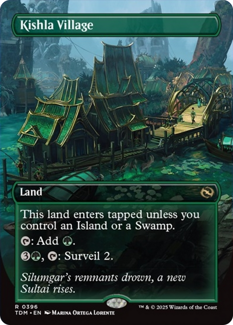 Kishla Village (Borderless) [Tarkir: Dragonstorm] | Empire Gaming NC