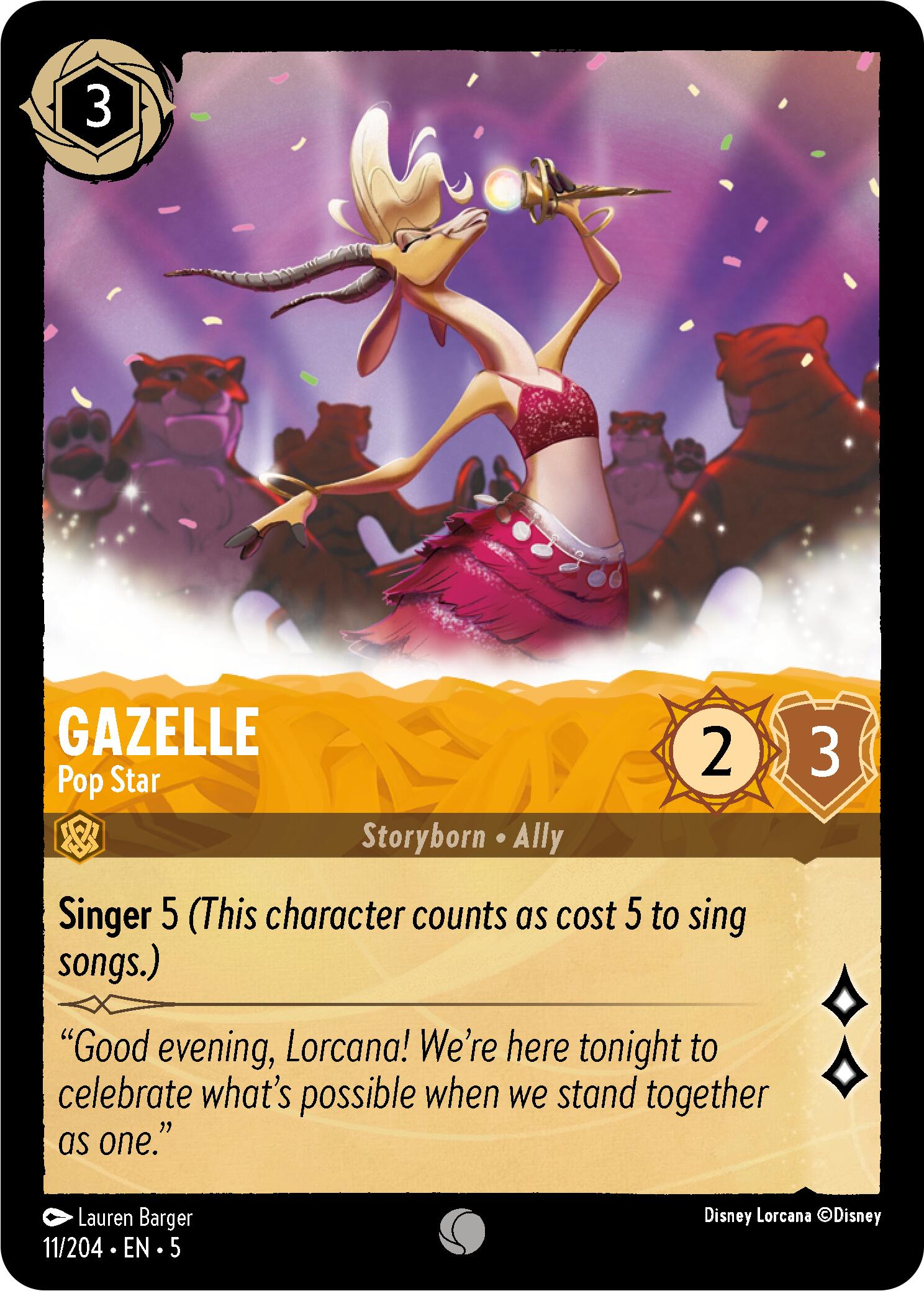 Gazelle - Pop Star (11/204) [Shimmering Skies] | Empire Gaming NC