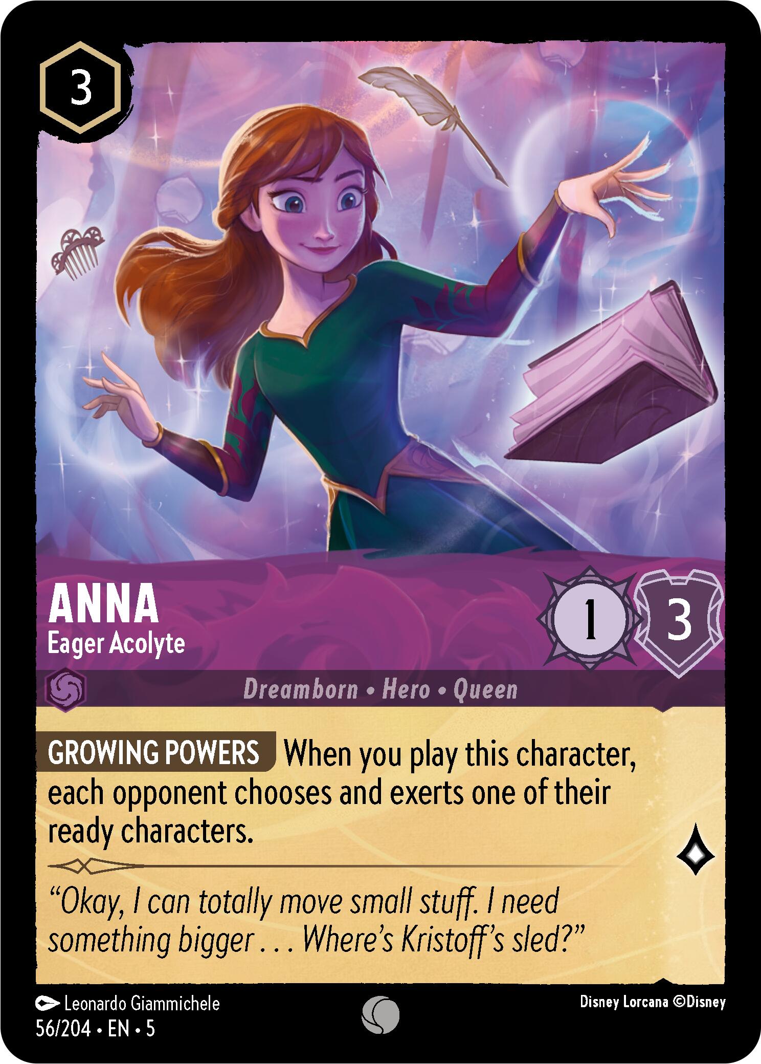 Anna - Eager Acolyte (56/204) [Shimmering Skies] | Empire Gaming NC