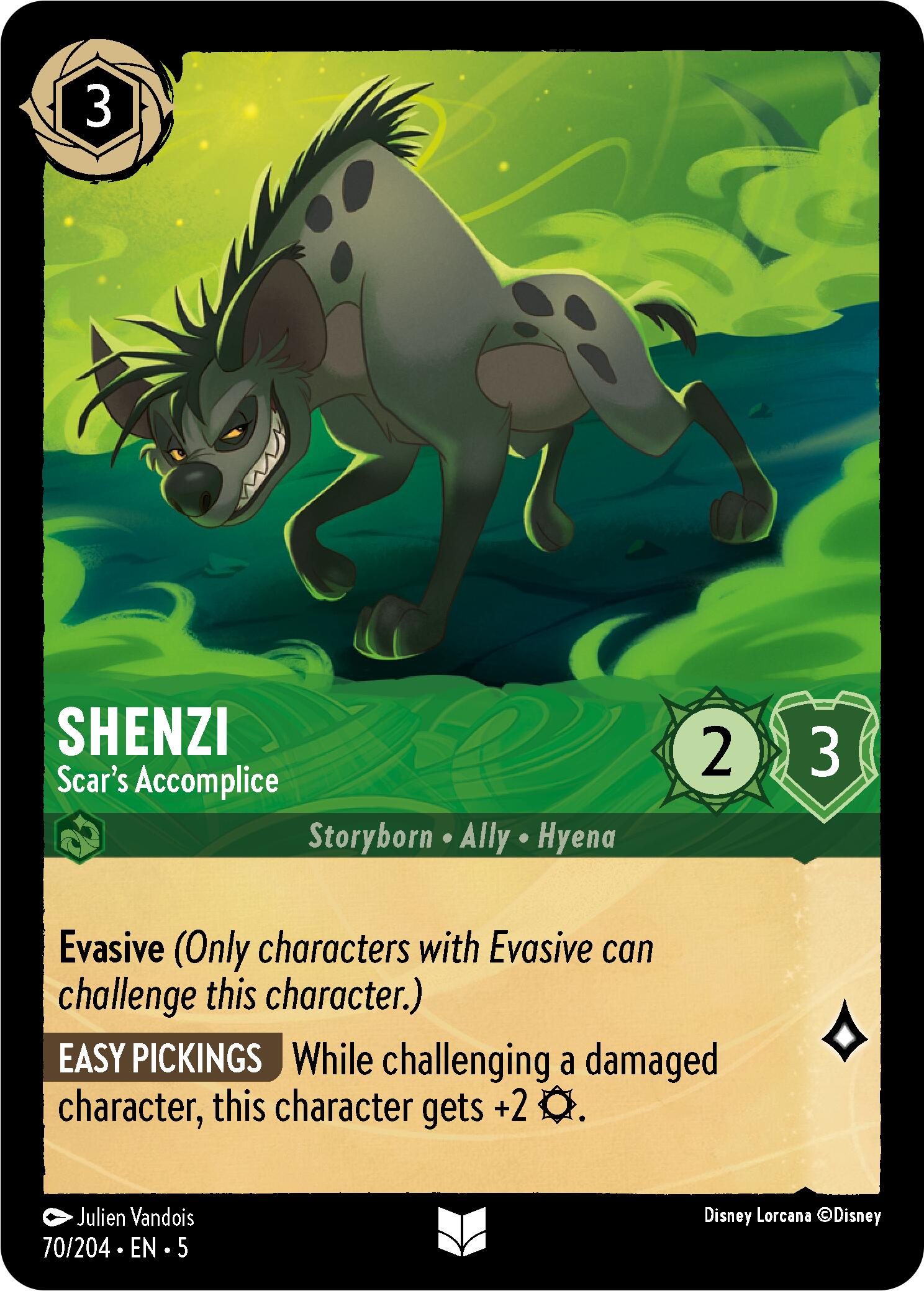 Shenzi - Scar's Accomplice (70/204) [Shimmering Skies] | Empire Gaming NC