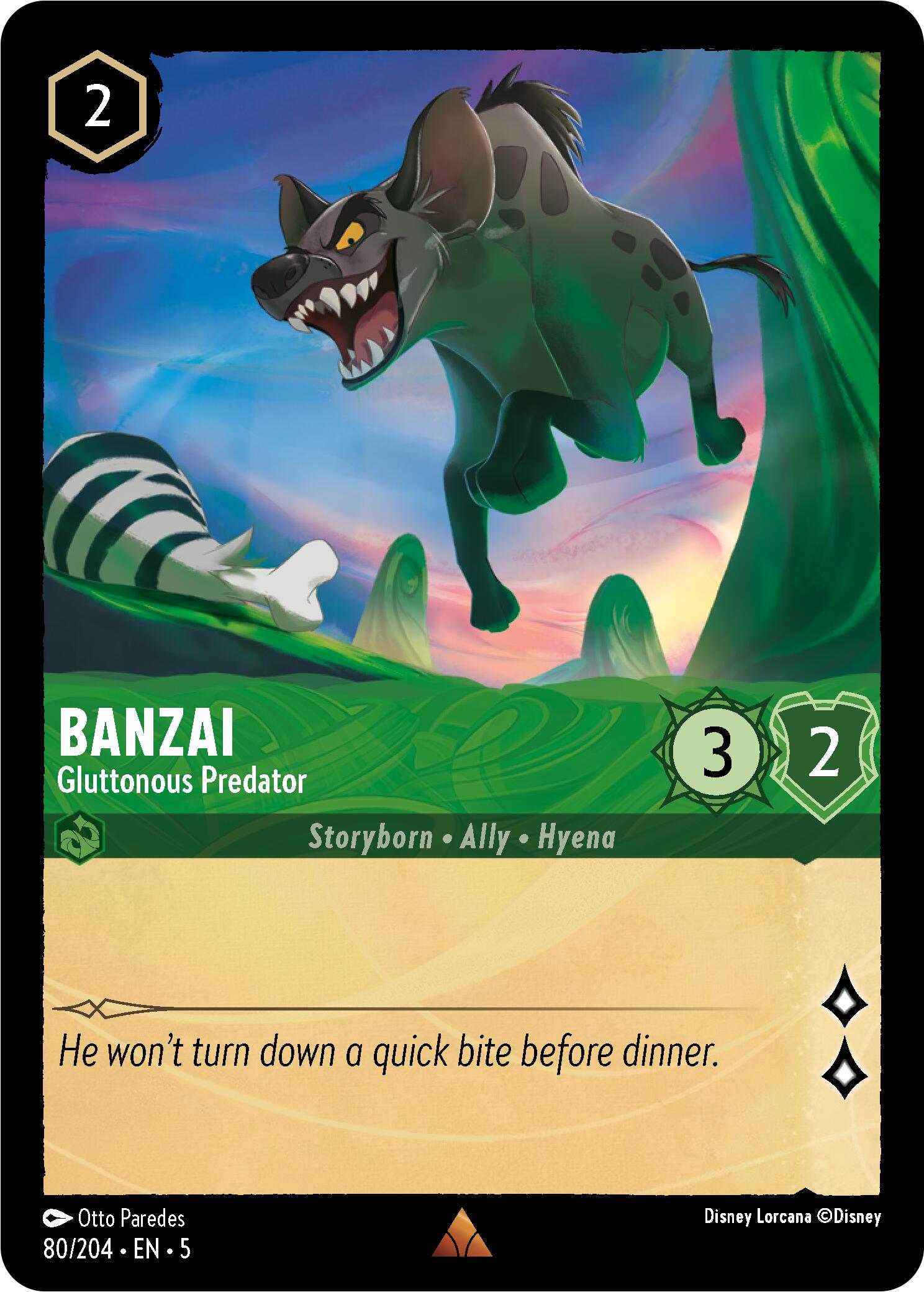 Banzai - Gluttonous Predator (80/204) [Shimmering Skies] | Empire Gaming NC