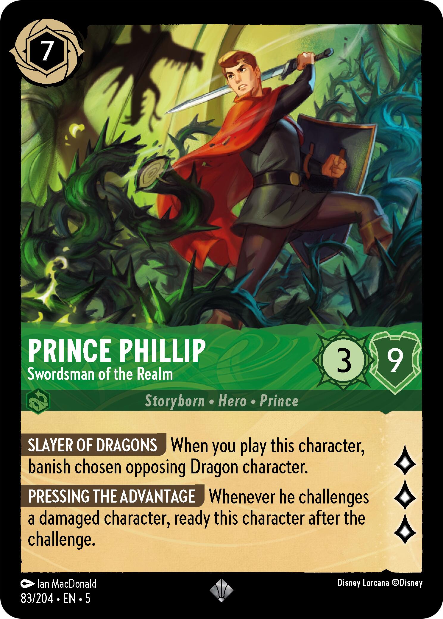 Prince Phillip - Swordsman of the Realm (83/204) [Shimmering Skies] | Empire Gaming NC
