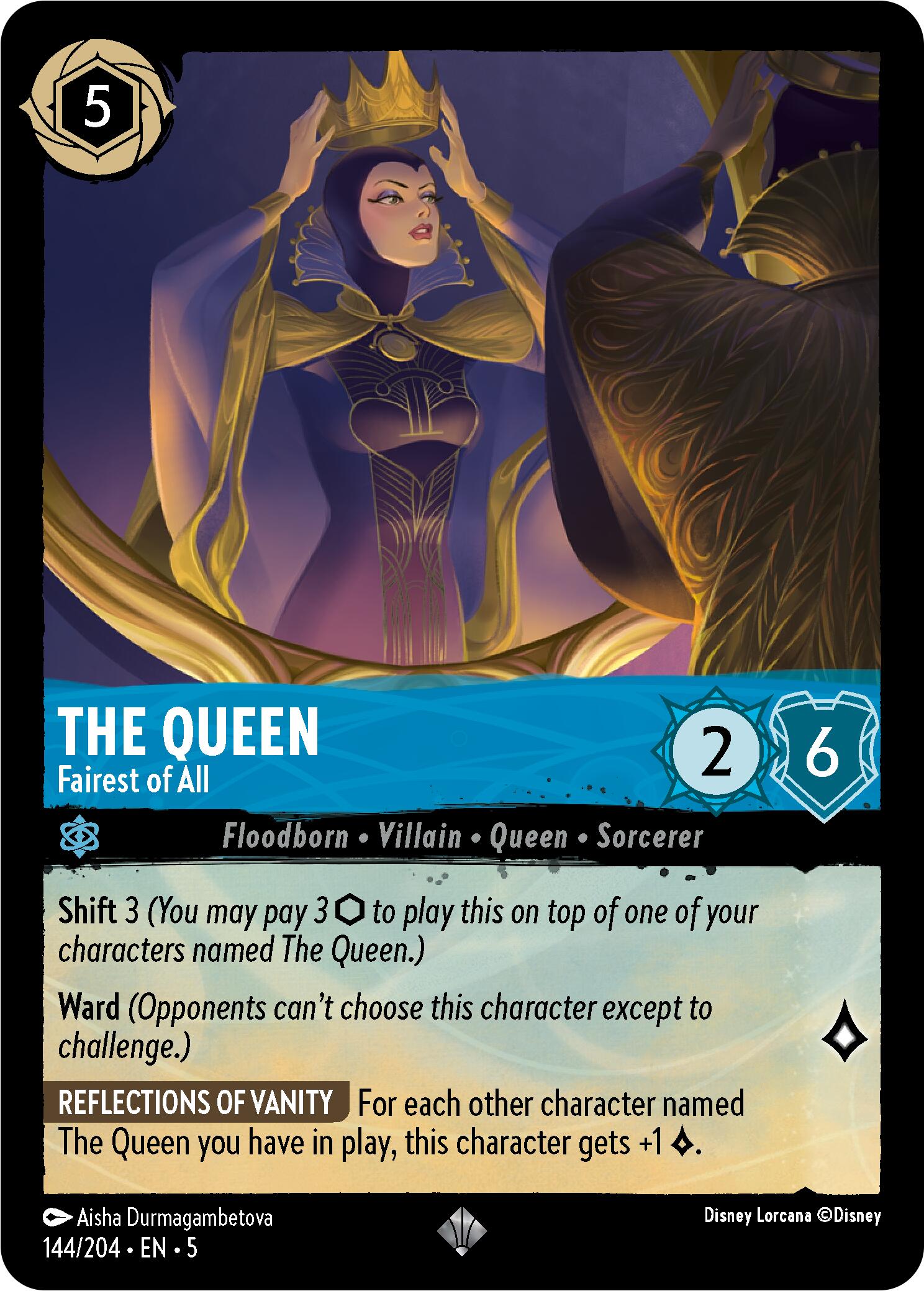The Queen - Fairest of All (144/204) [Shimmering Skies] | Empire Gaming NC