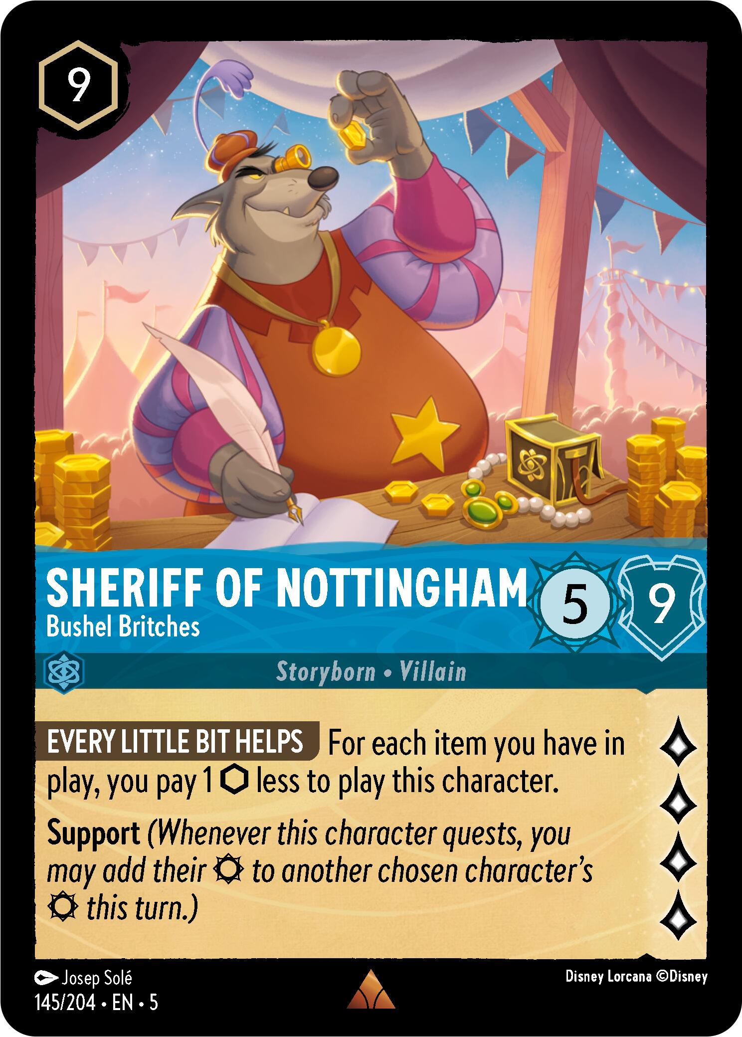 Sheriff of Nottingham - Bushel Britches (145/204) [Shimmering Skies] | Empire Gaming NC
