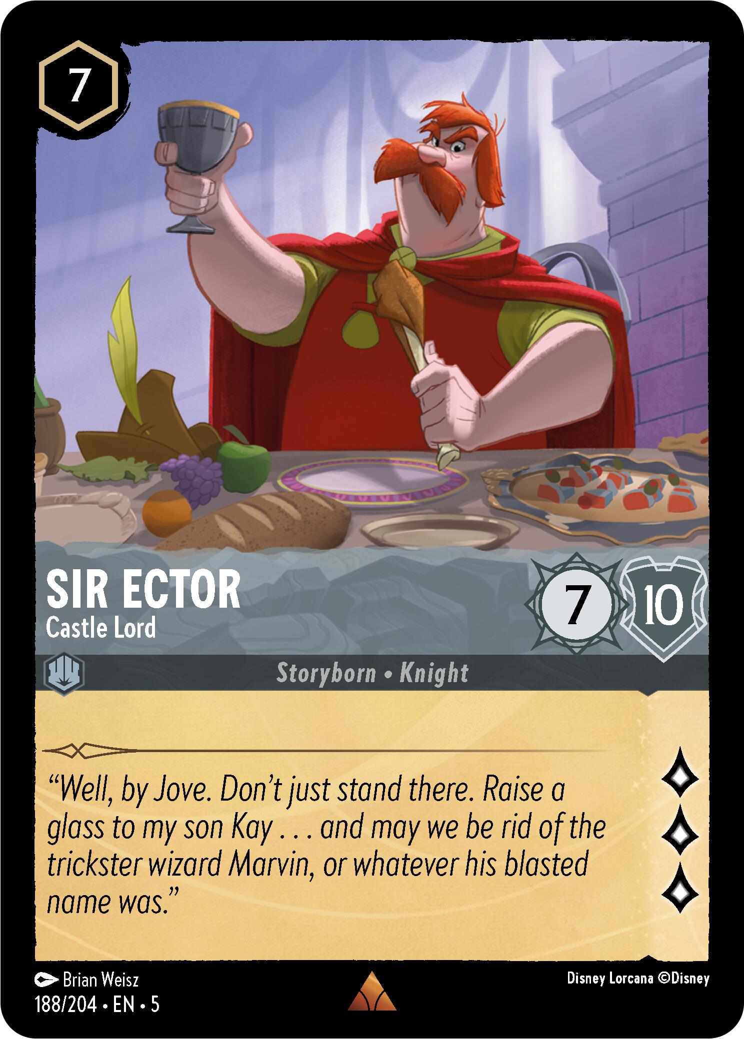 Sir Ector - Castle Lord (188/204) [Shimmering Skies] | Empire Gaming NC