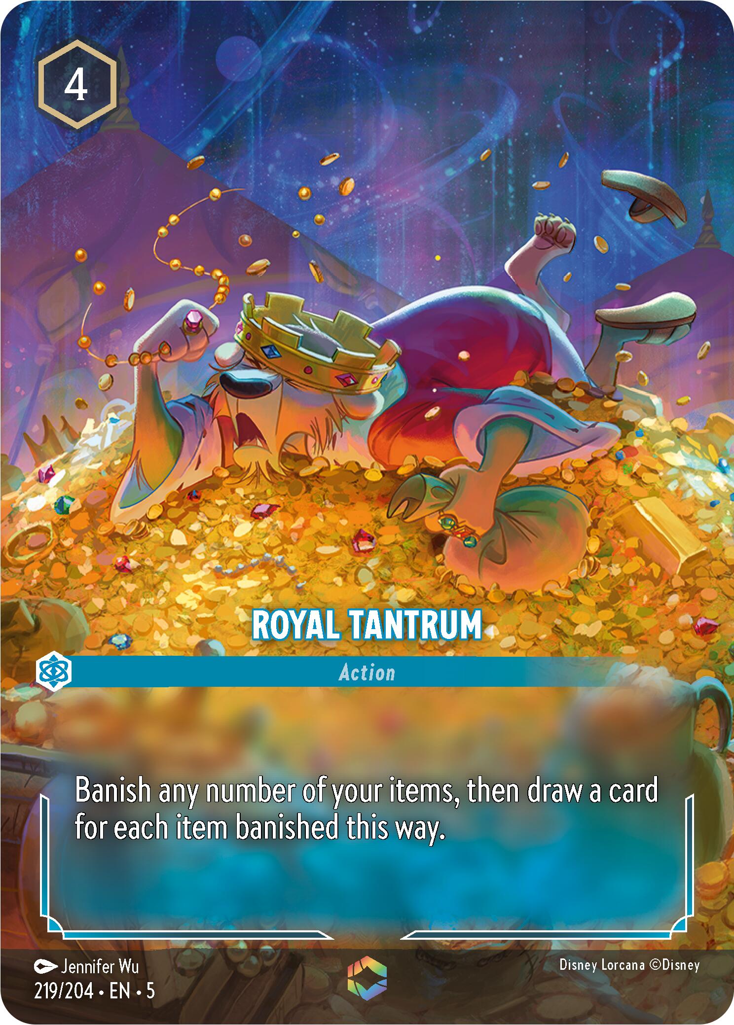 Royal Tantrum (Enchanted) (219/204) [Shimmering Skies] | Empire Gaming NC
