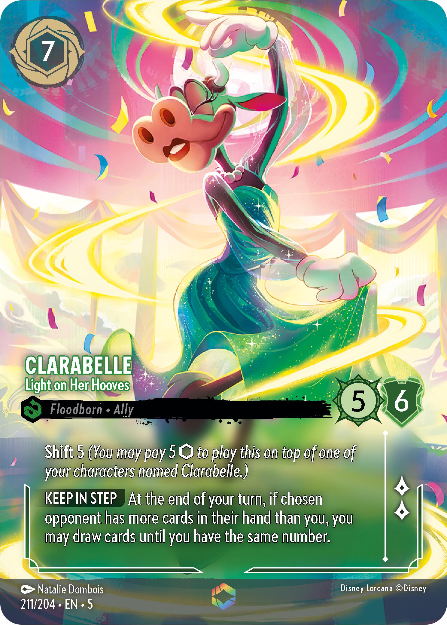 Clarabelle - Light on Her Hooves (Enchanted) (211/204) [Shimmering Skies] | Empire Gaming NC