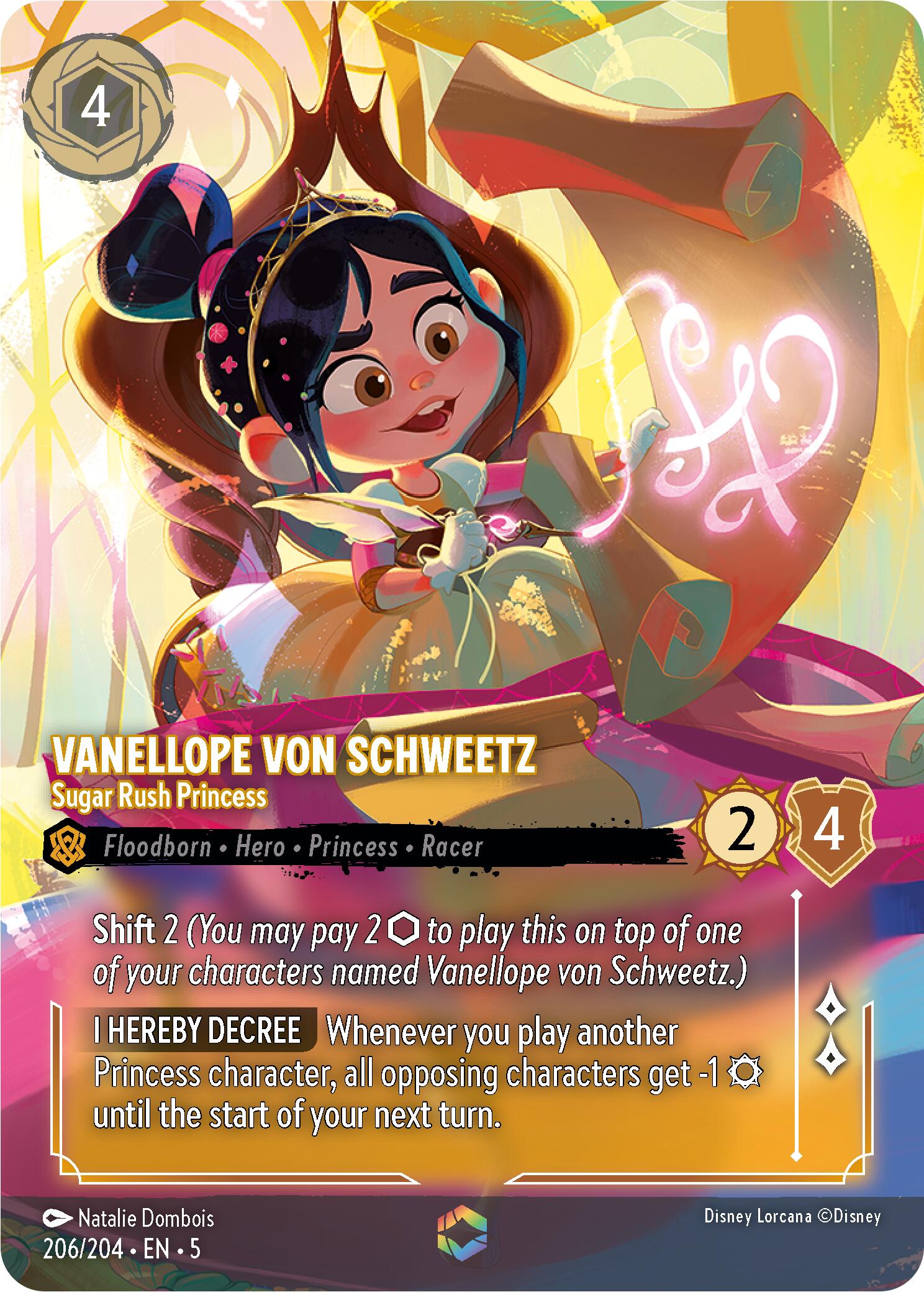 Vanellope von Schweetz - Sugar Rush Princess (Enchanted) (206/204) [Shimmering Skies] | Empire Gaming NC