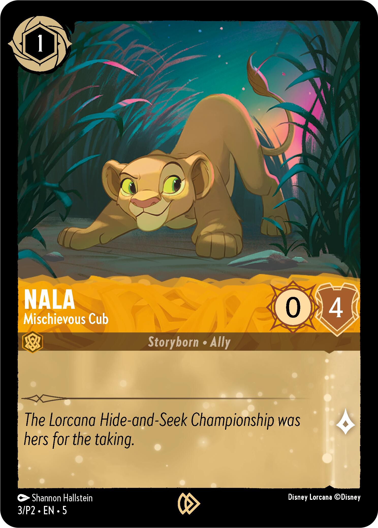 Nala - Mischievous Cub (3) [Promo Cards] | Empire Gaming NC