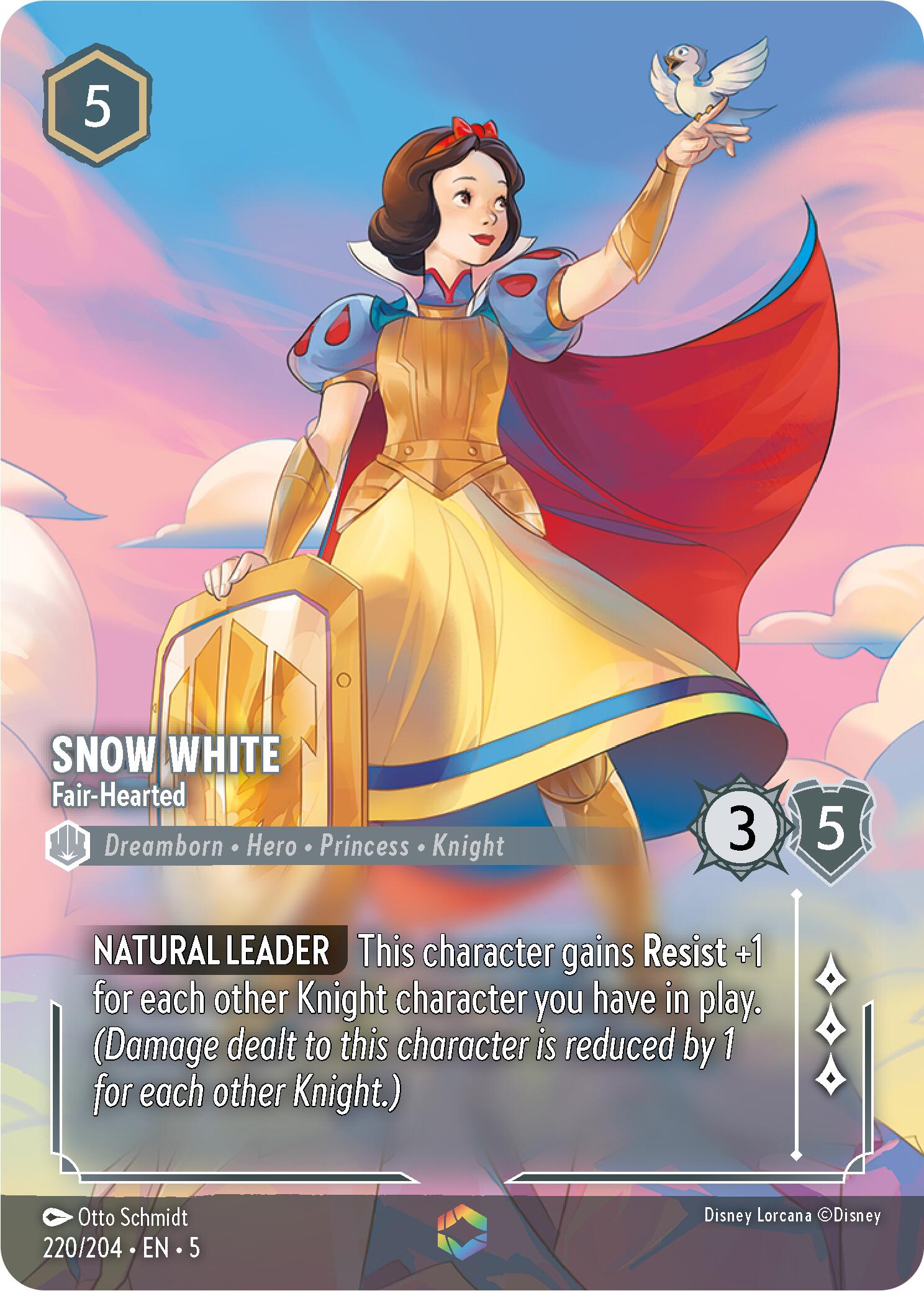Snow White - Fair-Hearted (Enchanted) (220/204) [Shimmering Skies] | Empire Gaming NC