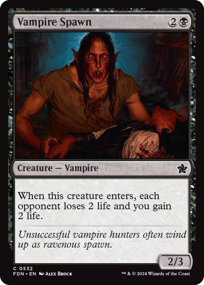 Vampires Deck Theme Card [Foundations] | Empire Gaming NC