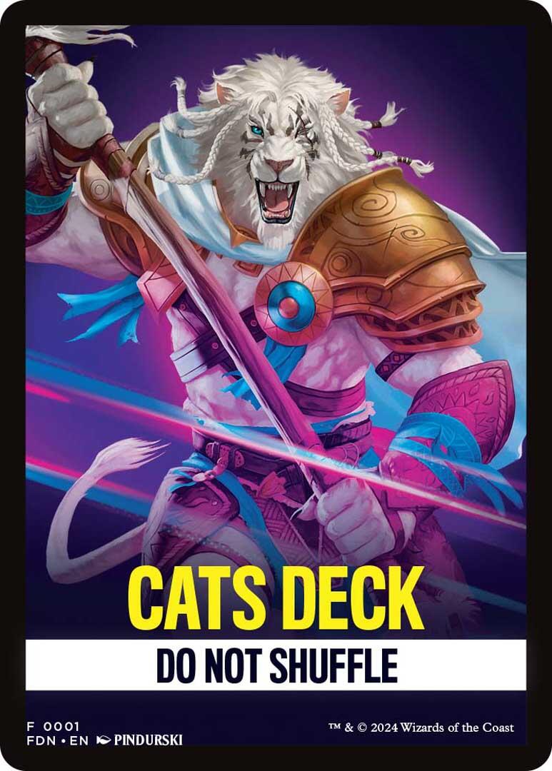 Cats Deck Theme Card [Foundations] | Empire Gaming NC