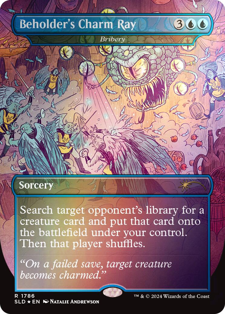 Beholder's Charm Ray - Bribery (Rainbow Foil) [Secret Lair Drop Series] | Empire Gaming NC