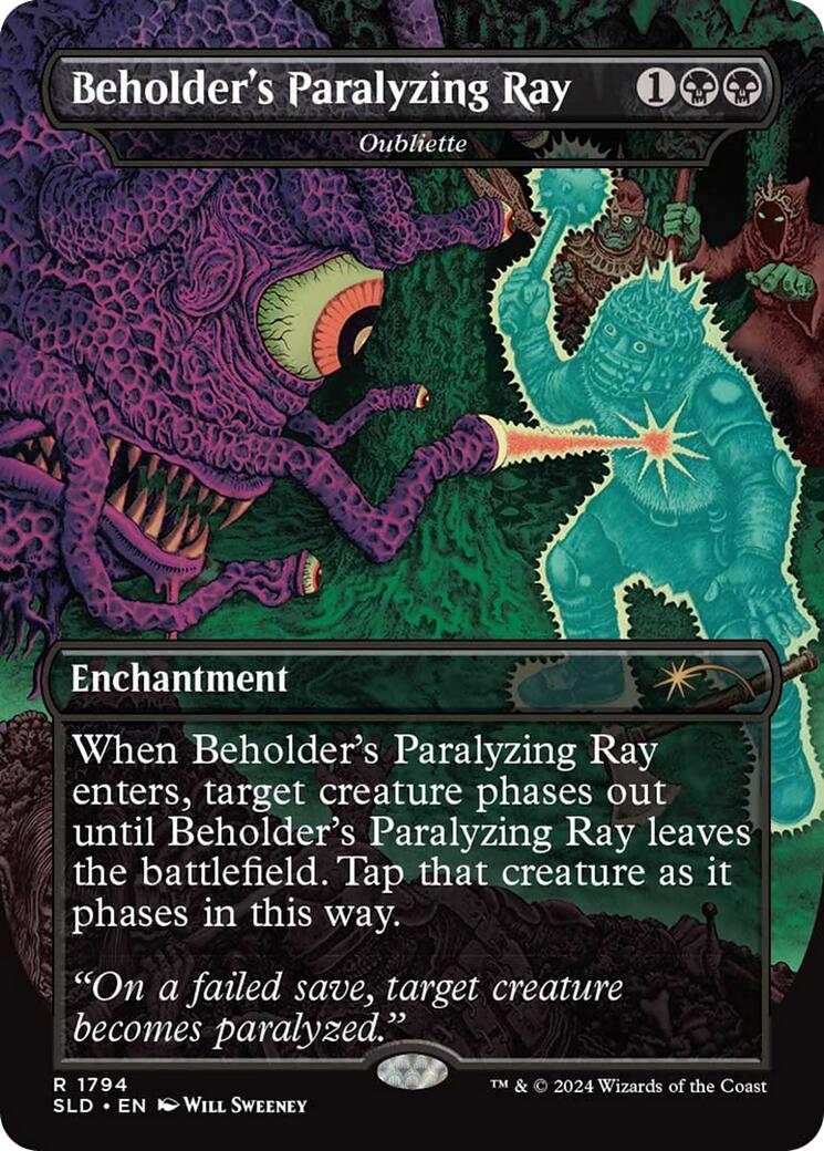 Beholder's Paralyzing Ray - Oubliette [Secret Lair Drop Series] | Empire Gaming NC