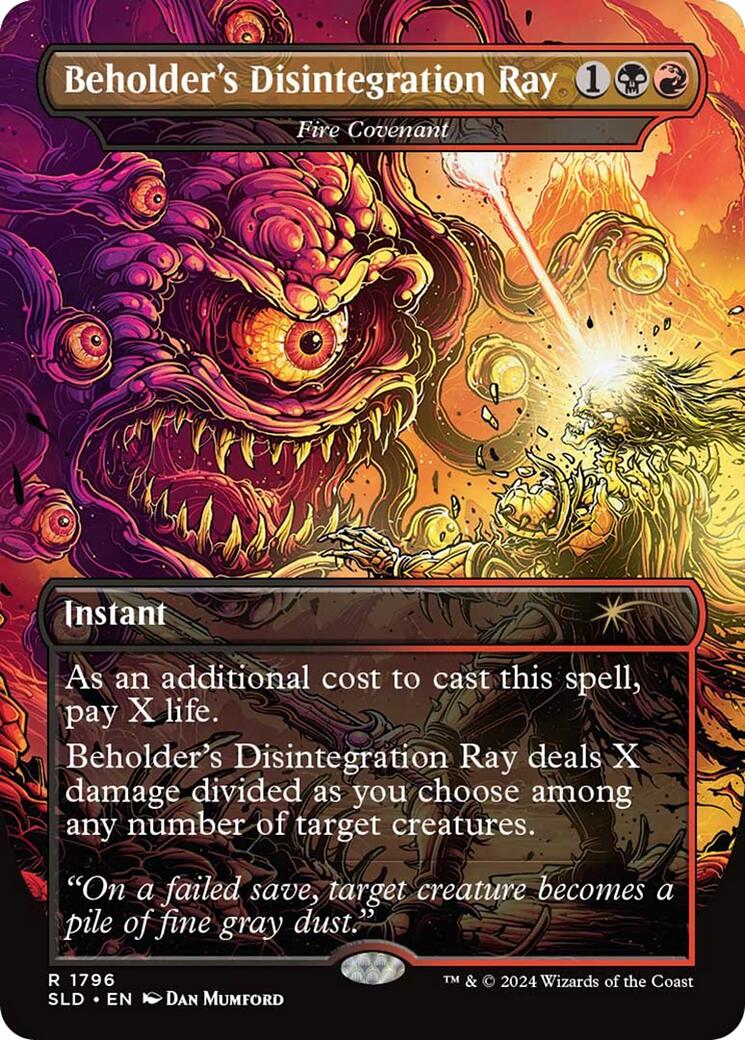 Beholder's Disintegration Ray - Fire Covenant [Secret Lair Drop Series] | Empire Gaming NC