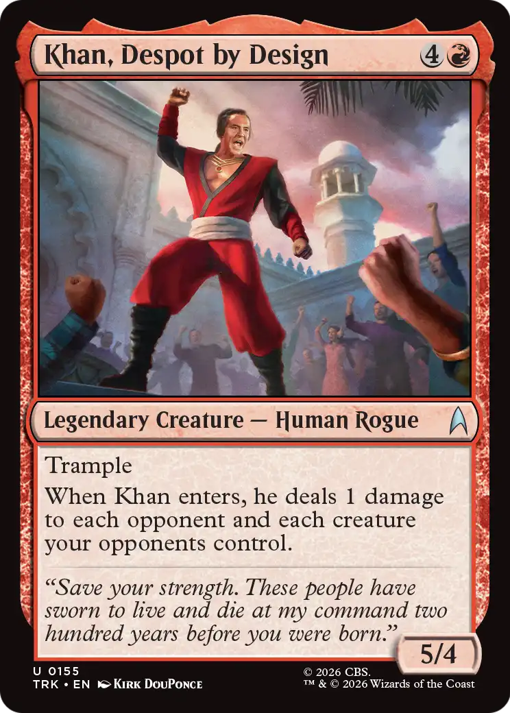 Khan, Despot by Design [Star Trek] | Empire Gaming NC