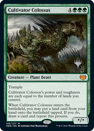 Cultivator Colossus (Promo Pack) [Innistrad: Crimson Vow Promos] | Empire Gaming NC