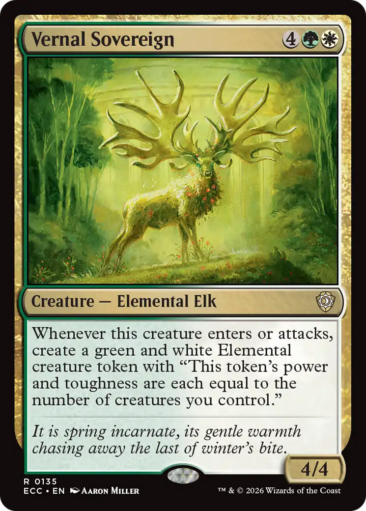 Vernal Sovereign [Lorwyn Eclipsed Commander] | Empire Gaming NC