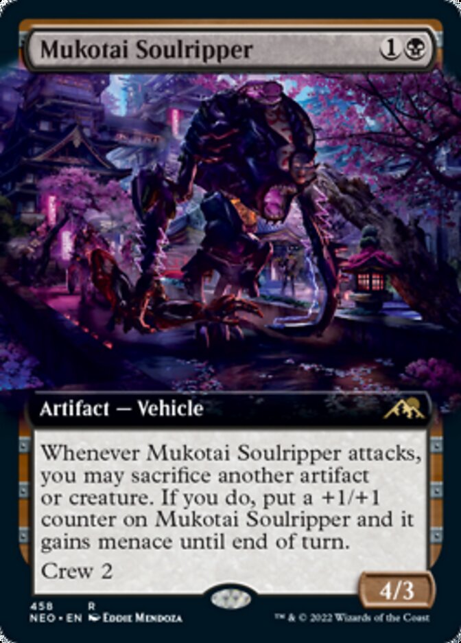 Mukotai Soulripper (Extended Art) [Kamigawa: Neon Dynasty] | Empire Gaming NC