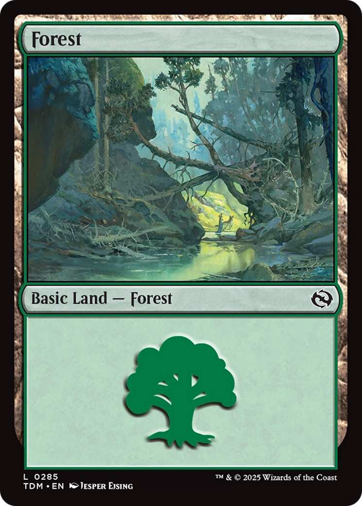 Forest (0285) [Tarkir: Dragonstorm] | Empire Gaming NC