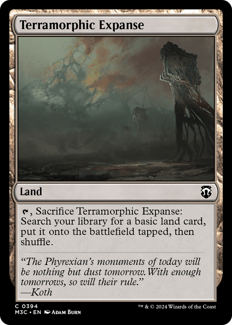 Terramorphic Expanse (Ripple Foil) [Modern Horizons 3 Commander] | Empire Gaming NC