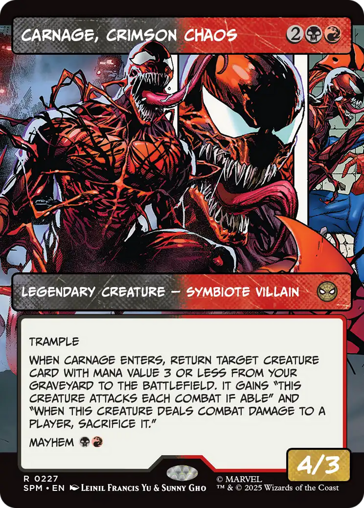 Carnage, Crimson Chaos (Borderless) [Marvel's Spider-Man] | Empire Gaming NC