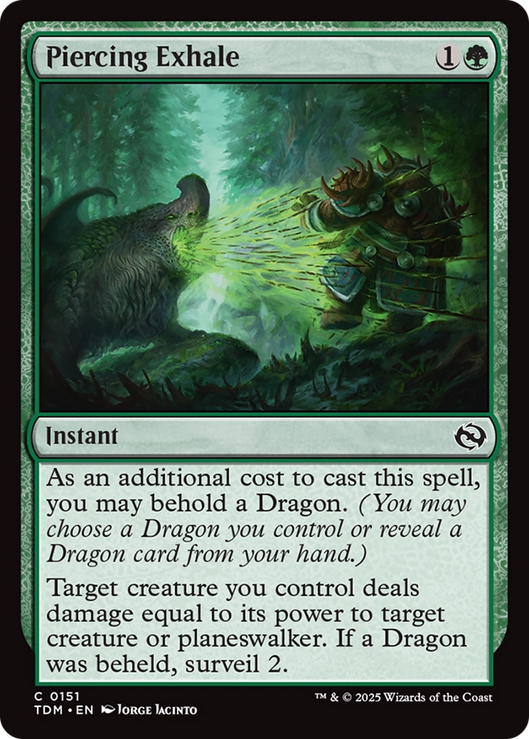 Piercing Exhale [Tarkir: Dragonstorm] | Empire Gaming NC