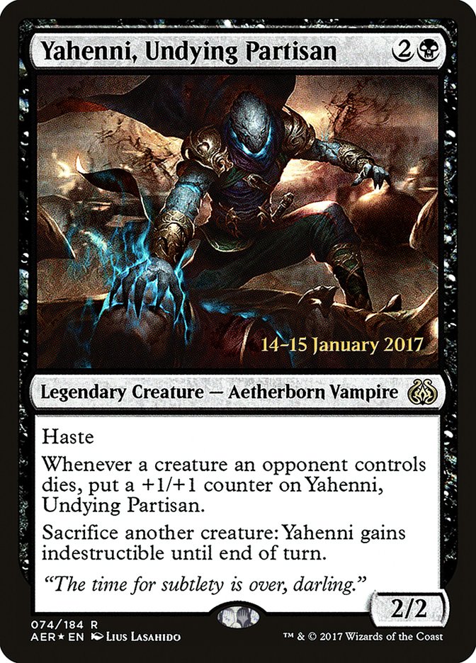 Yahenni, Undying Partisan [Aether Revolt Prerelease Promos] | Empire Gaming NC