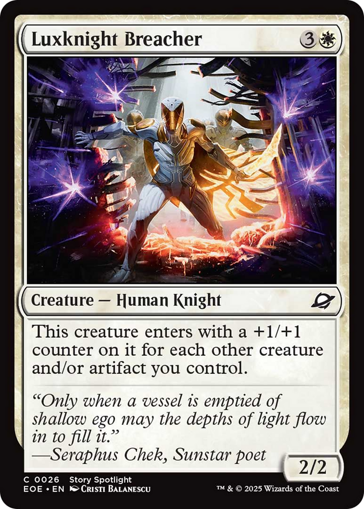 Luxknight Breacher [Edge of Eternities] | Empire Gaming NC