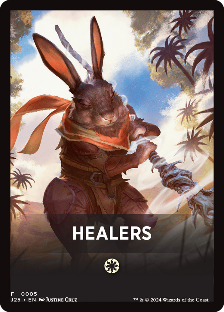Healers Theme Card [Foundations Jumpstart Front Cards] | Empire Gaming NC