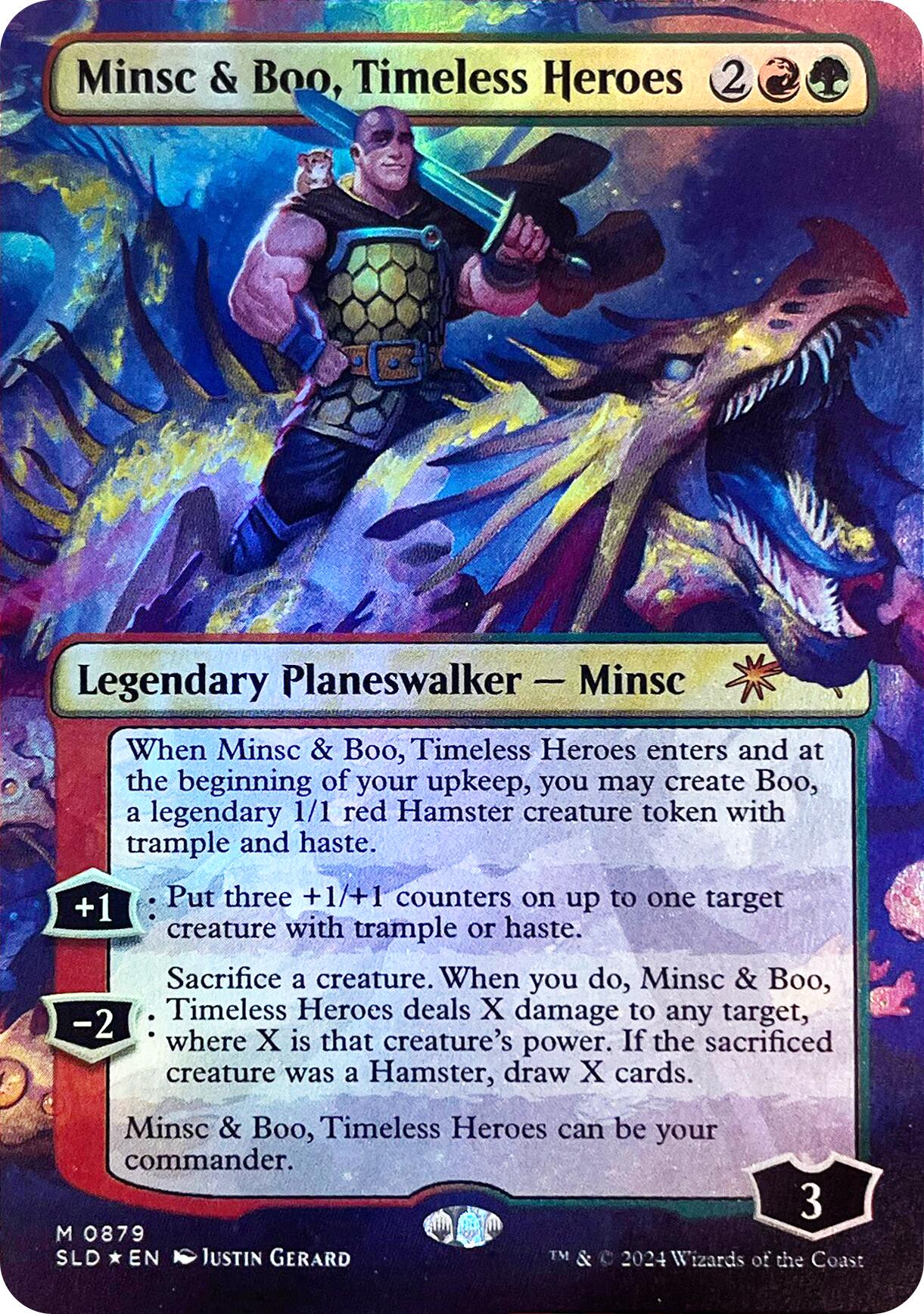 Minsc & Boo, Timeless Heroes (Rainbow Foil) [Secret Lair Drop Series] | Empire Gaming NC
