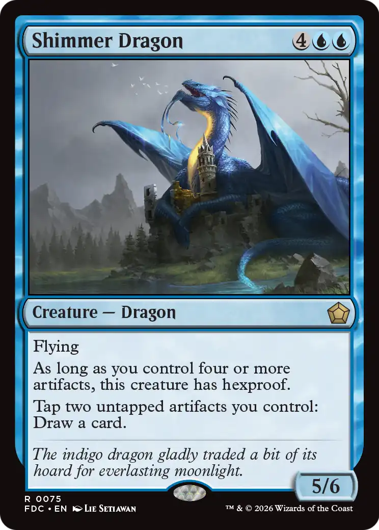 Shimmer Dragon [Foundations Commander] | Empire Gaming NC