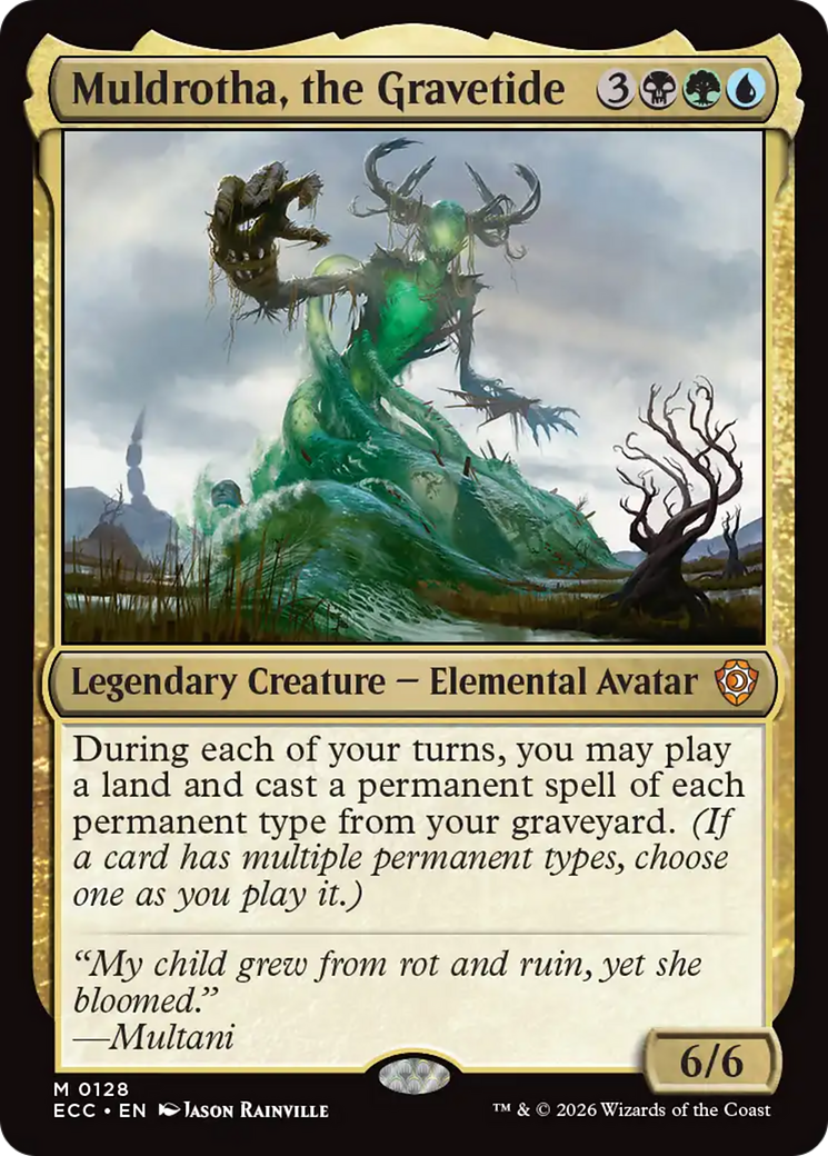 Muldrotha, the Gravetide [Lorwyn Eclipsed Commander] | Empire Gaming NC