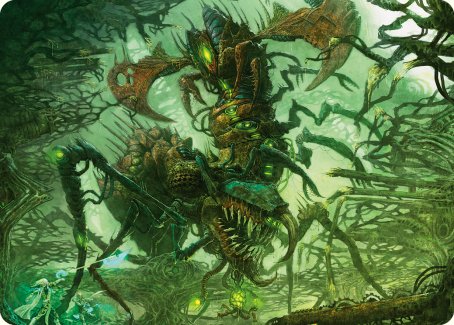 Skyscythe Engulfer Art Card [Phyrexia: All Will Be One Art Series] | Empire Gaming NC