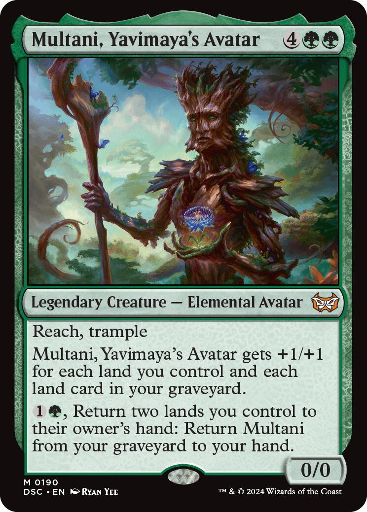 Multani, Yavimaya's Avatar [Duskmourn: House of Horror Commander] | Empire Gaming NC