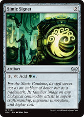 Simic Signet [Duskmourn: House of Horror Commander] | Empire Gaming NC