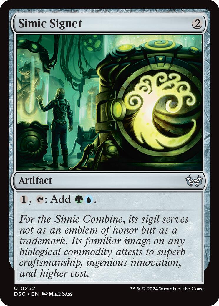 Simic Signet [Duskmourn: House of Horror Commander] | Empire Gaming NC