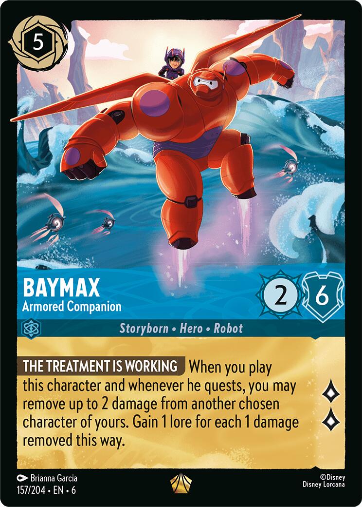 Baymax - Armored Companion (157/204) [Azurite Sea] | Empire Gaming NC