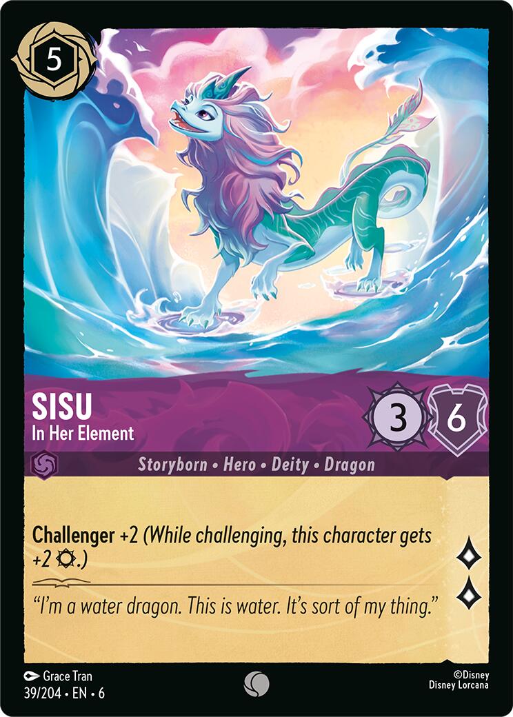 Sisu - In Her Element (39/204) [Azurite Sea] | Empire Gaming NC