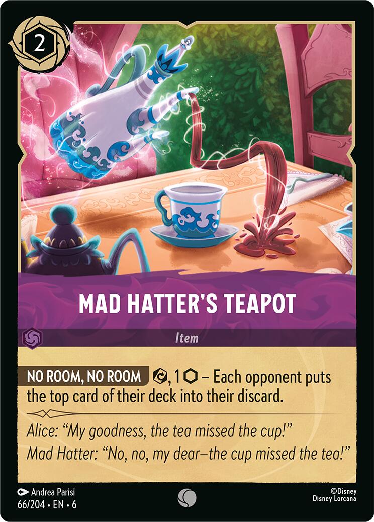 Mad Hatter's Teapot (66/204) [Azurite Sea] | Empire Gaming NC