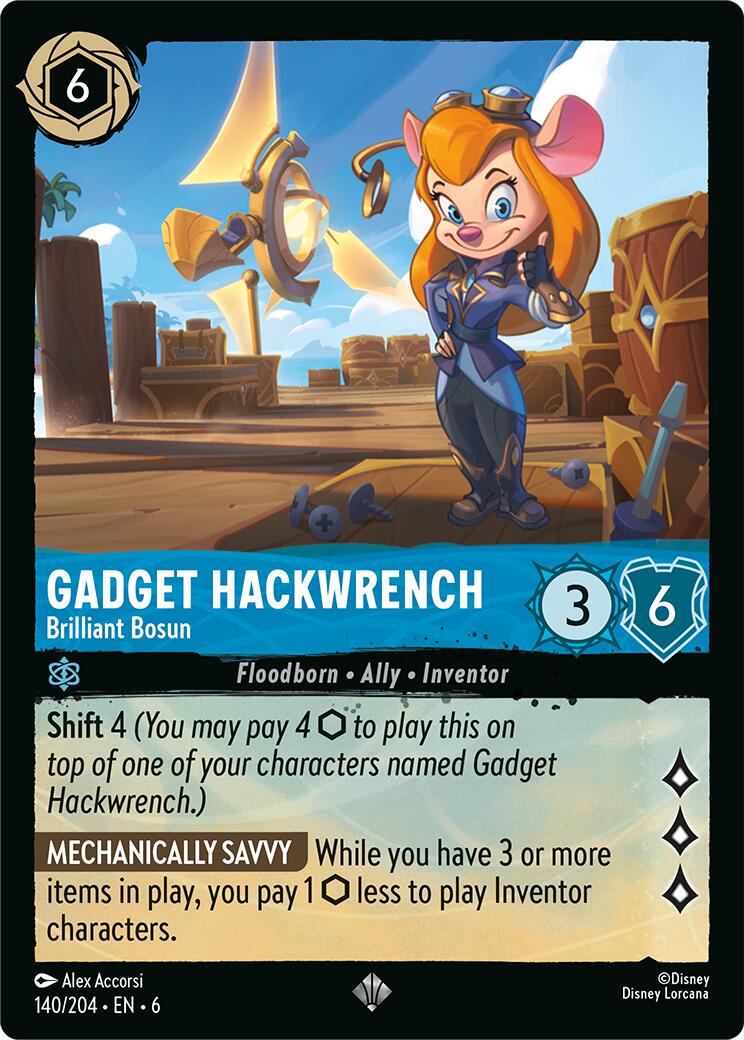 Gadget Hackwrench - Brilliant Bosun (140/204) [Azurite Sea] | Empire Gaming NC