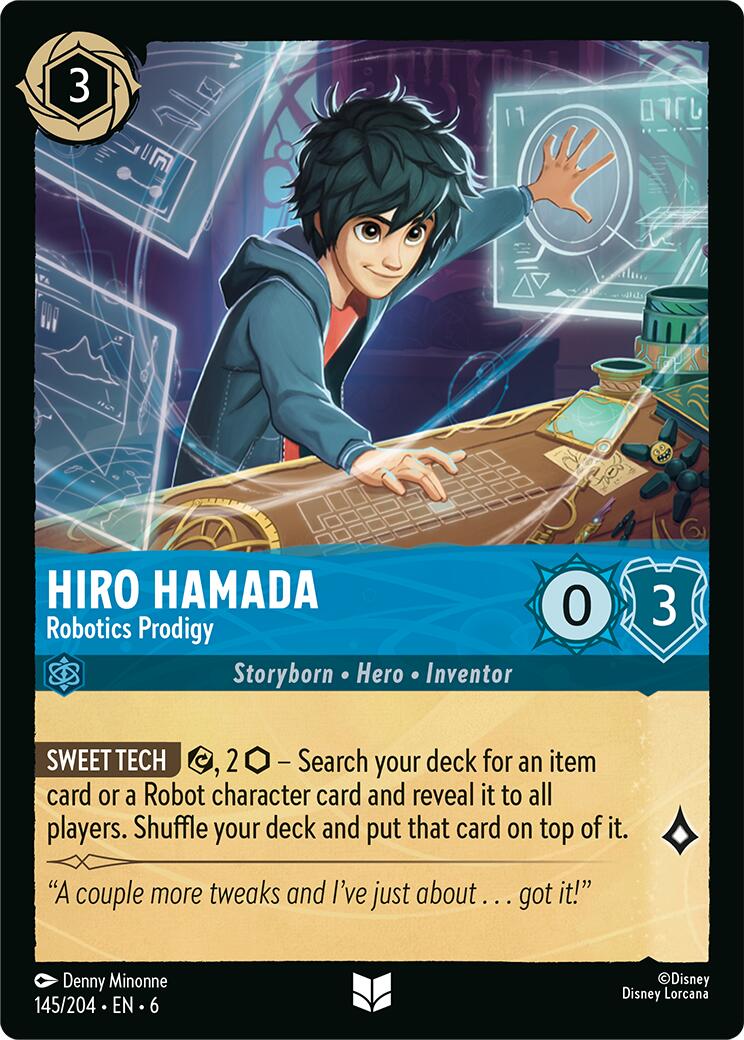 Hiro Hamada - Robotics Prodigy (145/204) [Azurite Sea] | Empire Gaming NC
